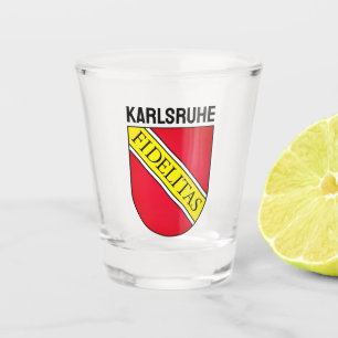 Copo De Shot Casaco de Braços de Karlsruhe, ALEMANHA
