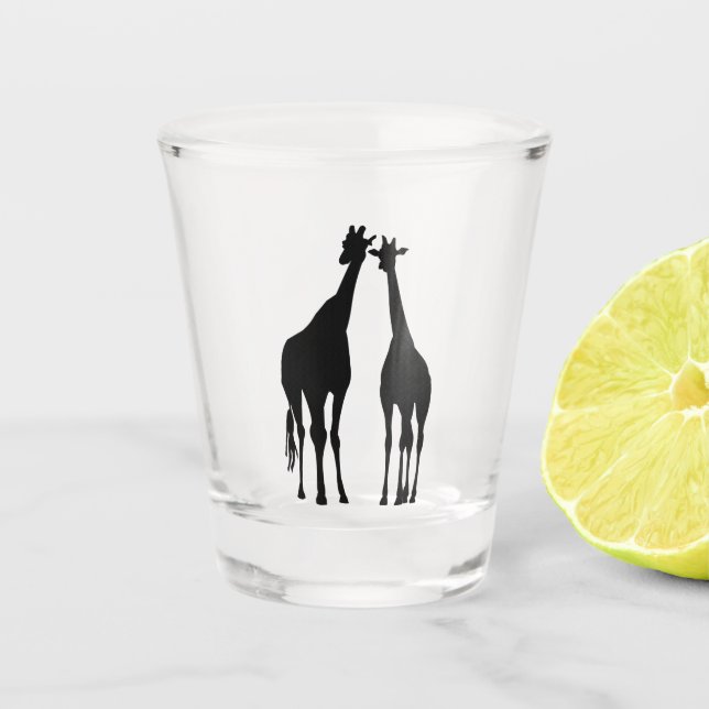 Copo De Shot Casal Giraffe Shot Glass (Frente)