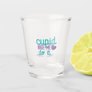 Copo De Shot Casal Presente Cupido Me Fez Fazer Isso