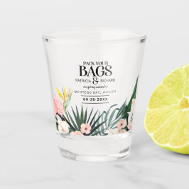 Copo De Shot Casamento De Destino Tropical Salvar A Data