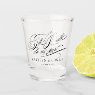 Copo De Shot Casamento de Góticos Elegante da Morte