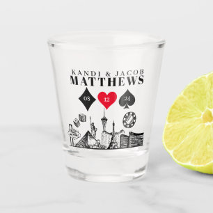 Copo De Shot Casamento elegante e divertido em Las Vegas