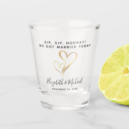 Copo De Shot Casamento Favor Sip Hooray