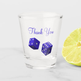 Copo De Shot Casino Dice Weding Favor Shot Glass