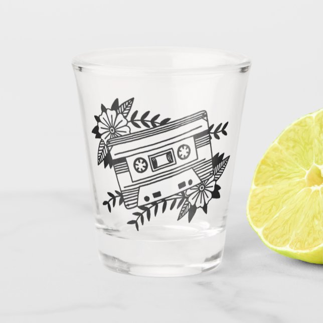 Copo De Shot Cassestte (Frente)