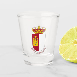 Copo De Shot Castilla La Mancha casaco de armas - Espanha