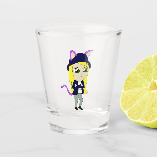 Copo De Shot catgirl chibi (Frente)