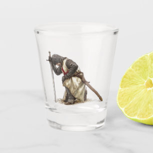 Copo De Shot Cavaleiro Templário