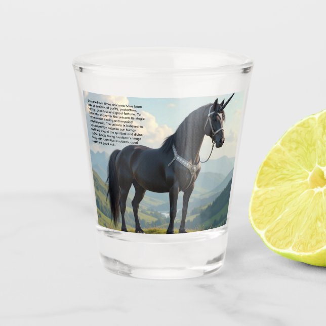 Copo De Shot Cavalo-marinho Sortudo (Frente)