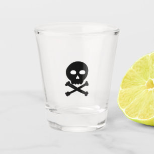Copo De Shot Caveira e Ossos