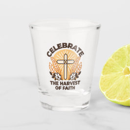 Copo De Shot Celebração da Faith Harvest - Arte Inspiradora