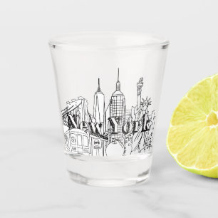 Copo De Shot Centro NYE New York Vacsing Souvenirs NYC Gift