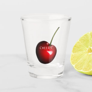 Copo De Shot Cereja Vermelha - Saborosa - Saúde