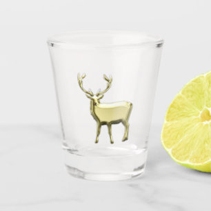 Copo De Shot Cervos Dourados