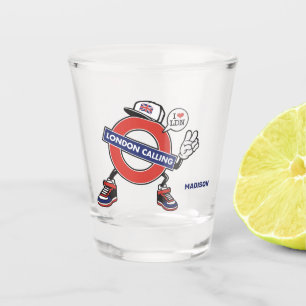 Copo De Shot Chamada London de Nome Personalizado