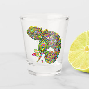 Copo De Shot Chameleon Psychedelic Fantasy
