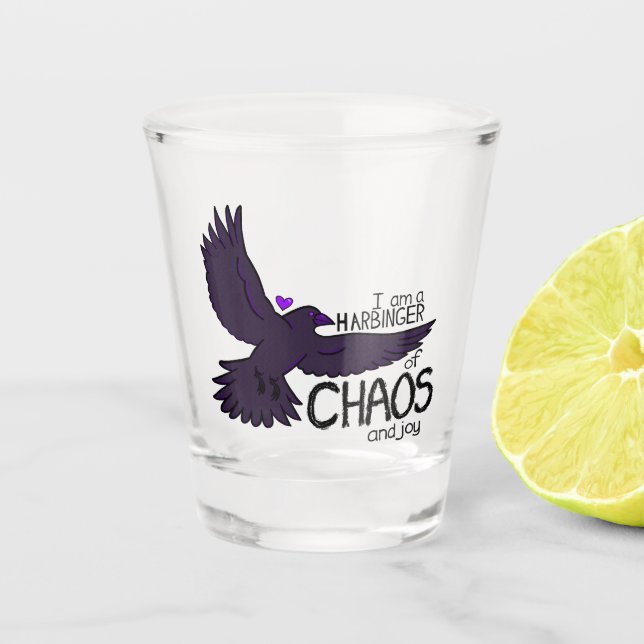 Copo De Shot Chaos Crow Tapestry (Frente)