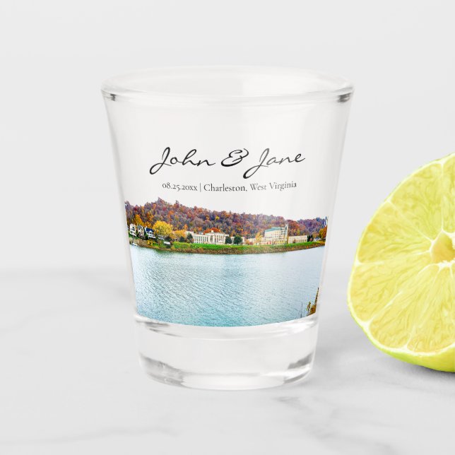 Copo De Shot Charleston West Virginia (Frente)
