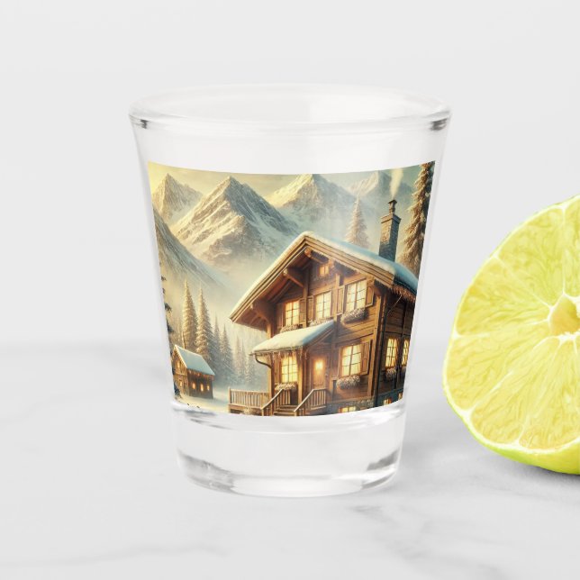 Copo De Shot Charme alpino (Frente)