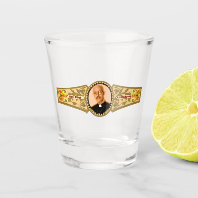 Copo De Shot "Charuto E Um Tiro" (Frente)