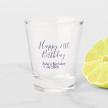 Chaveiro de data de aniversário de 21 anos feliz r