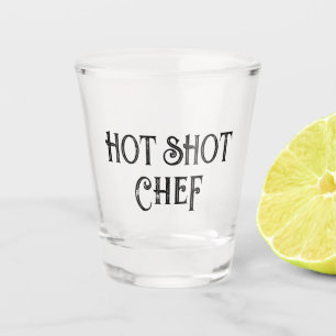 Copo De Shot Chef de hot Vidro De Presente Engraçado