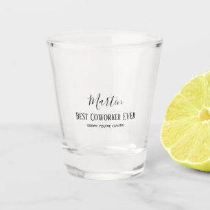 Copo De Shot Chefe Colaborador Deixando Citação Engraçada, Pers