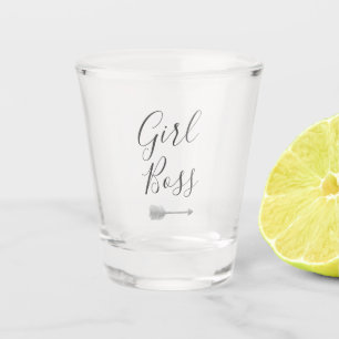 Copo De Shot Chefe de Garota Elegante