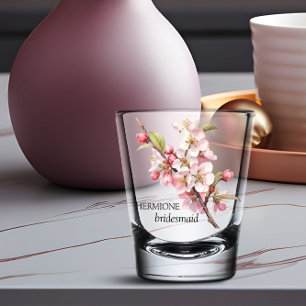 Copo De Shot Cherry Blossom Bridesmaid