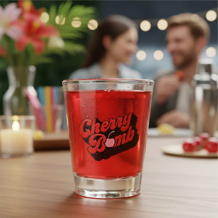 Copo De Shot Cherry Bomb Shot Glass