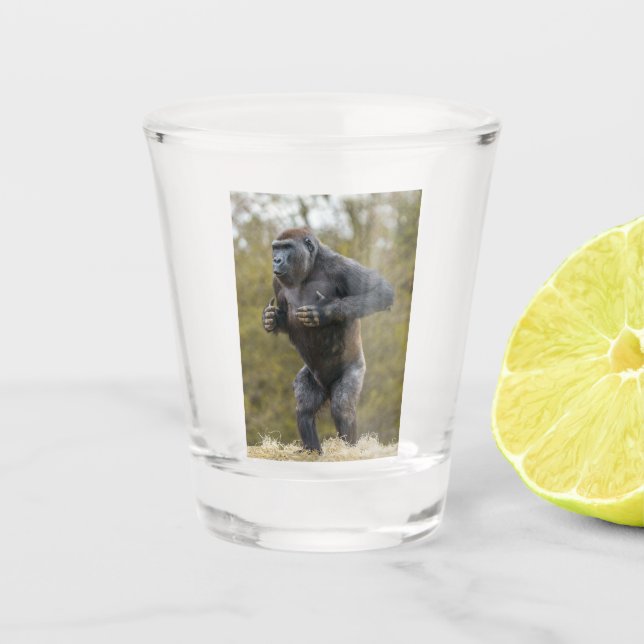Copo De Shot Chest Beating Gorilla (Frente)