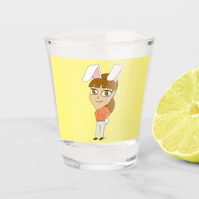 Copo De Shot chibi bunnygirl (Frente)