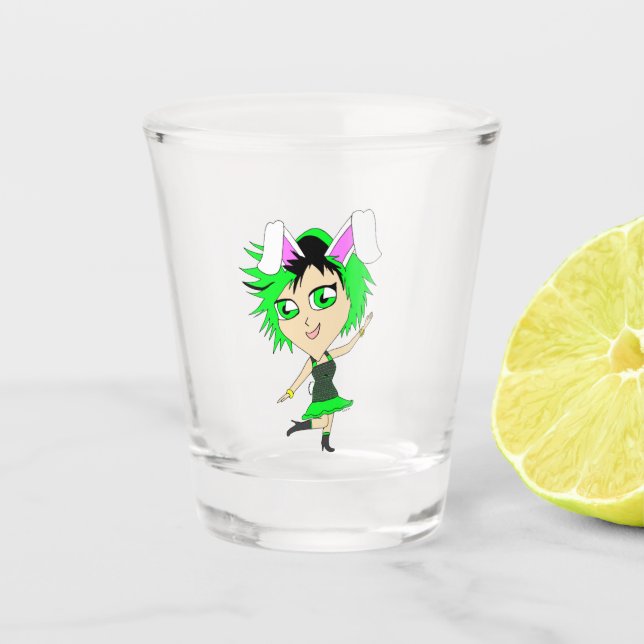 Copo De Shot chibi bunnygirl (Frente)