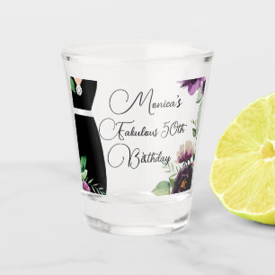 Copo De Shot Chic Elegant Fabuloso 50º aniversário personalizad