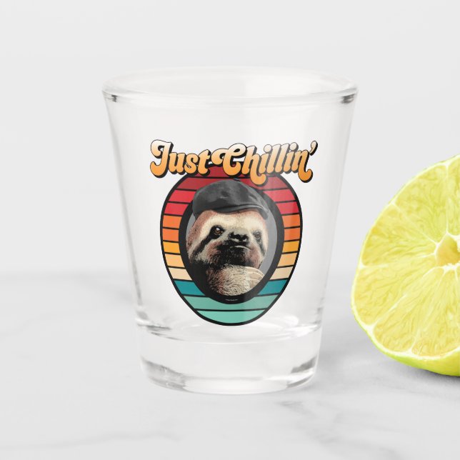 Copo De Shot Chillin’ Sloth (Frente)