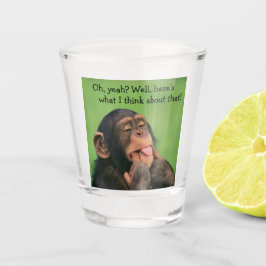 Copo De Shot Chimp Cheeky
