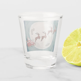 Copo De Shot Christmas Glass