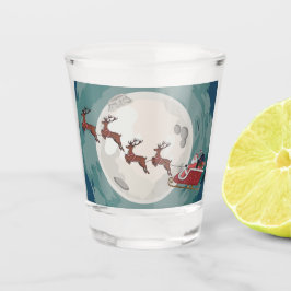 Copo De Shot Christmas Glass