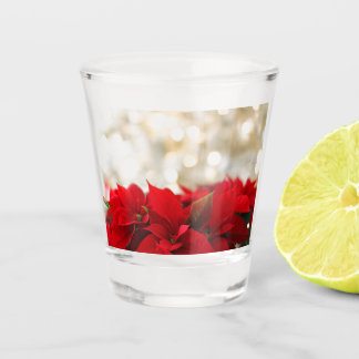 Copo De Shot Christmas Poinsettia