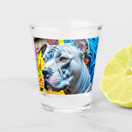 Copo De Shot Cidade de Pitbull, Grafite urbano