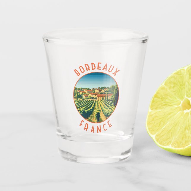 Copo De Shot Circulo de Desgaste Retroativo Bordéus França (Frente)