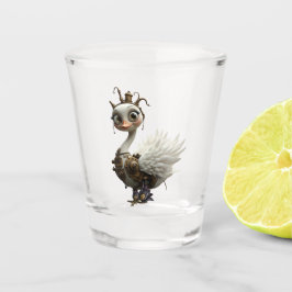 Copo De Shot Cisne Mecânico ao Luar – Guardião de Sonhos Curios