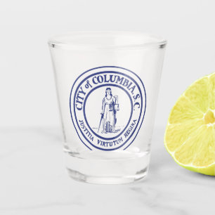 Copo De Shot City Seal - Columbia, Carolina do Sul