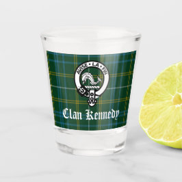 Copo De Shot Clan Kennedy Crest Tartan