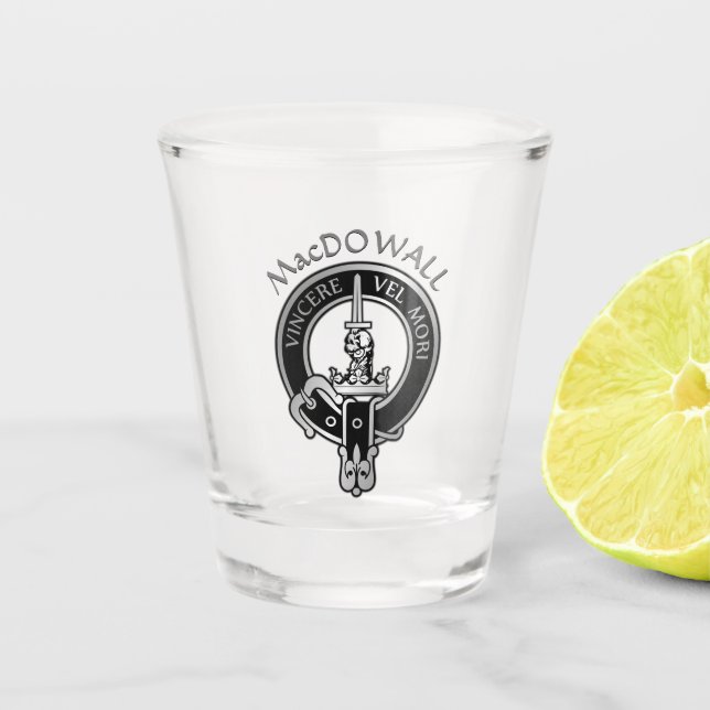Copo De Shot Clan MacDowall Crest Shot Glass (Frente)