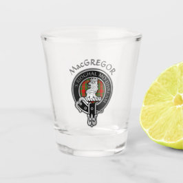 Copo De Shot Clan MacGregor Crest & Tartan Shot Glass