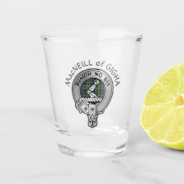 Copo De Shot Clan MacNeill de Gigha Crest & Tartan