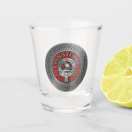 Copo De Shot Clan Stewart | Stuart Crest & Tartan Knot