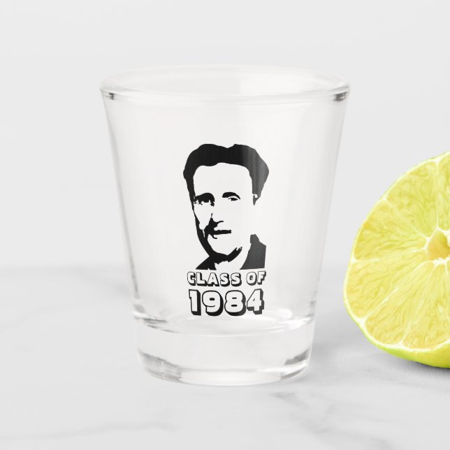 Copo De Shot Classe de 1984 (George Orwell) (Frente)