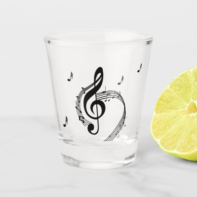 Copo De Shot Climactic G Clef Music (Frente)